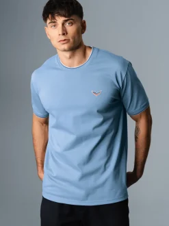 T-Shirt in Piqué-Qualität Horizont