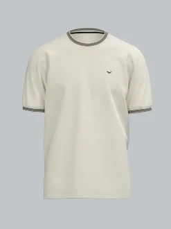 T-Shirt in Piqué-Qualität Natur