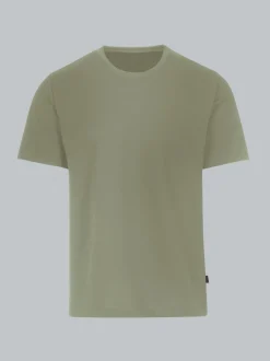 T-Shirt in Piqué-Qualität Salbei