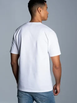 T-Shirt in Piqué-Qualität Weiss