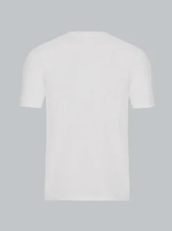 T-Shirt in Piqué-Qualität Weiss
