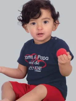 T-Shirt Mama & Papa Navy