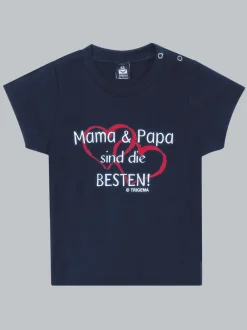 T-Shirt Mama & Papa Navy