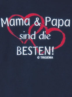 T-Shirt Mama & Papa Navy