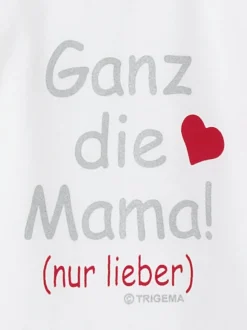 T-Shirt Mamas Liebling Weiss