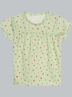 T-Shirt mit Allover Herzchen-Print Eden