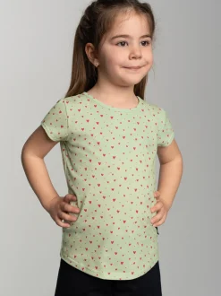 T-Shirt mit Allover Herzchen-Print Eden