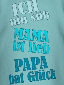 T-Shirt mit frechem Spruch-Print Gletscher