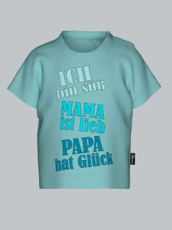 T-Shirt mit frechem Spruch-Print Gletscher