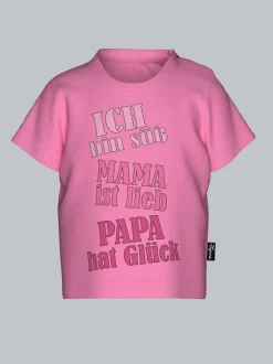 T-Shirt mit frechem Spruch-Print Candy