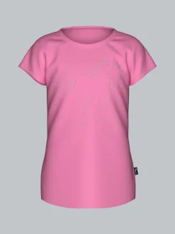 T-Shirt mit glitzerndem Pferde-Printmotiv Candy
