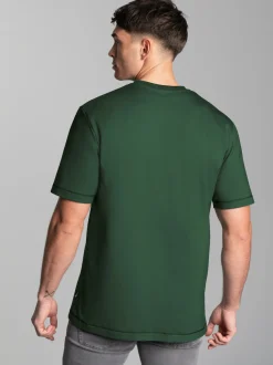 T-Shirt mit großem Motorrad-Printmotiv Efeu