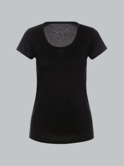 T-Shirt  mit kurzen Ärmeln Schwarz