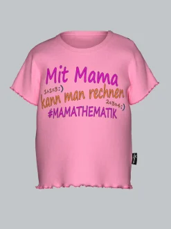 T-Shirt mit lustigem Spruch-Print Candy