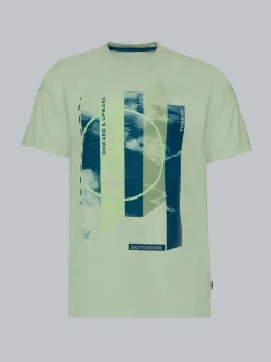 T-Shirt mit modischem Printmotiv Green tea