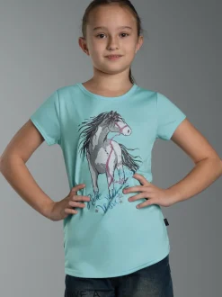 T-Shirt mit Pferd Gletscher