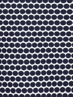 T-Shirt mit schickem Pünktchen-Muster Navy