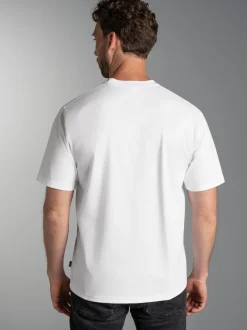T-Shirt trigema Affe Charly Skateboard Weiss