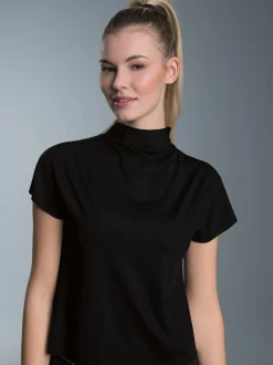 Turtleneck Shirt Schwarz