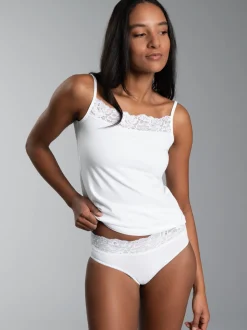Unterwäsche-Set mit Spitze Weiss