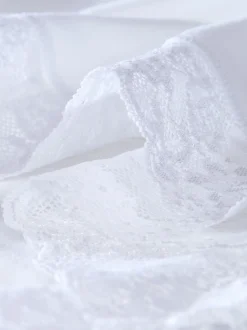 Unterwäsche-Set mit Spitze Weiss