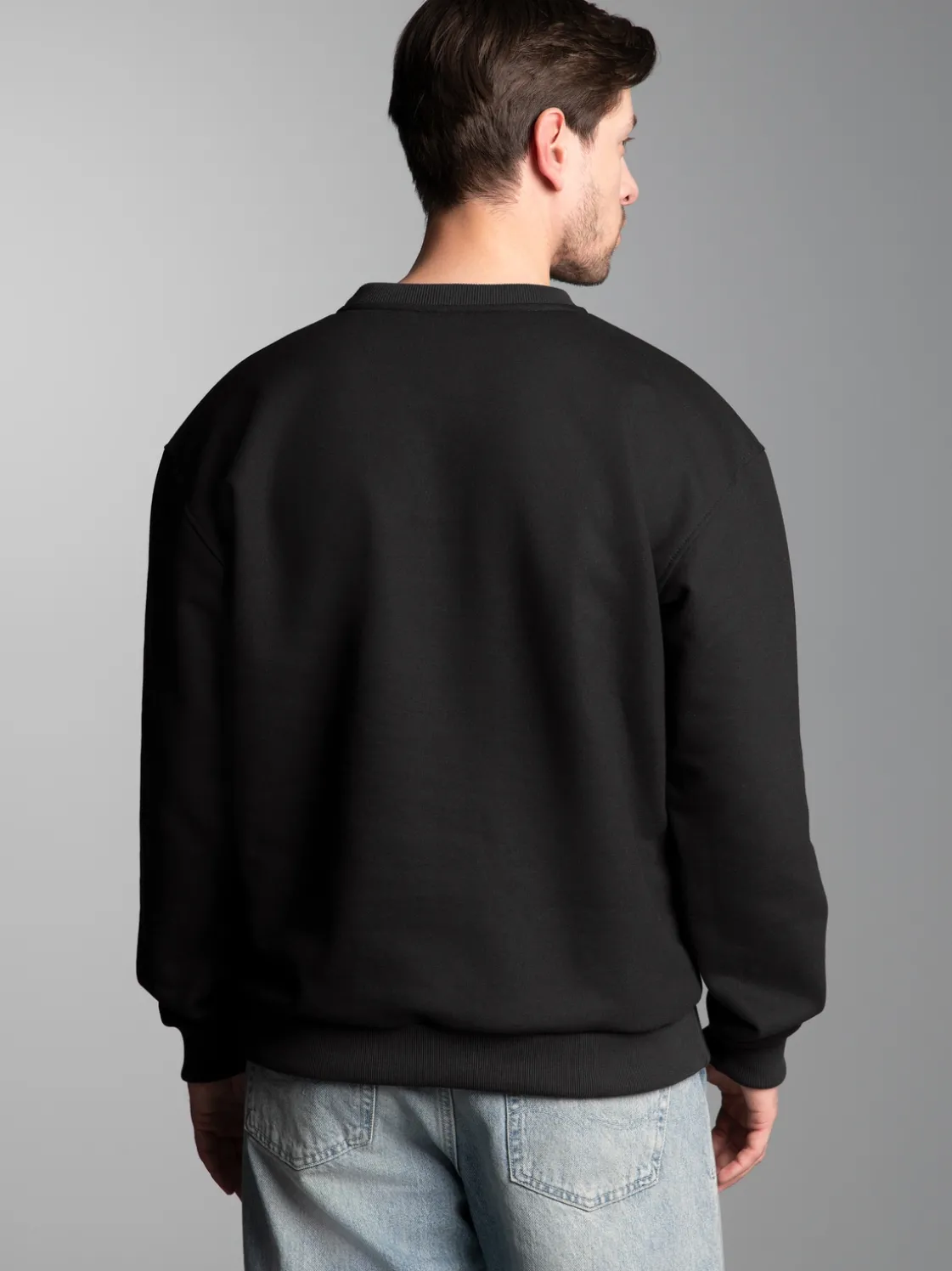 Vintage Sweatshirt Schwarz