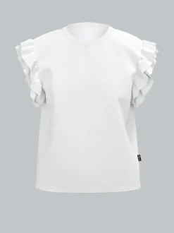 Volant Shirt Weiss