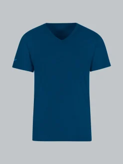 V-Shirt aus 100% Biobaumwolle Saphir-C2C
