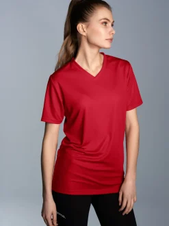 V-Shirt COOLMAX® Kirsch