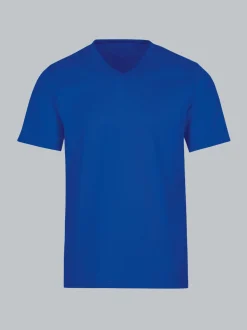 V-Shirt DELUXE Baumwolle Royal