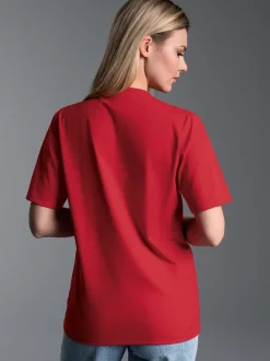 V-Shirt DELUXE Kirsch