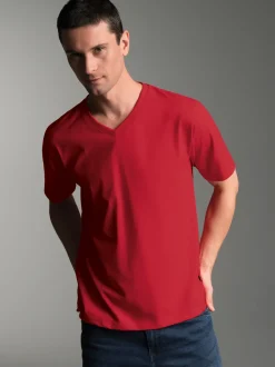 V-Shirt DELUXE Kirsch