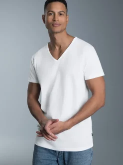 V-Shirt Slim Fit Weiss
