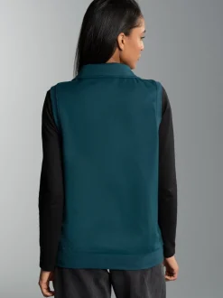 Weste aus bequemem Sweat-Material Saphir