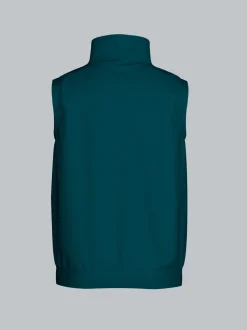 Weste aus bequemem Sweat-Material Saphir