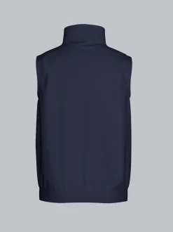 Weste aus bequemem Sweat-Material Navy