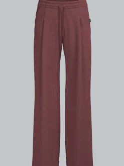 Wide Leg Hose Mahagoni